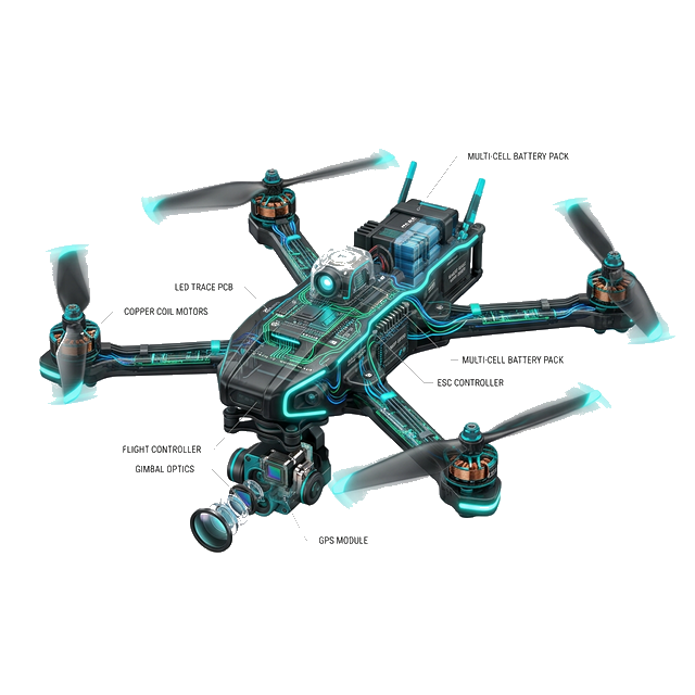 Drone Internal Components